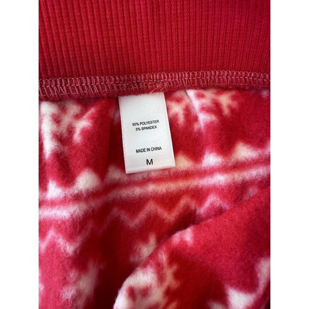 Hanes Comfort sleep Pajamas Reg. Size MEDIUM NWT HOLIDAY SNOWFLAKE PRINT - Picture 5 of 7